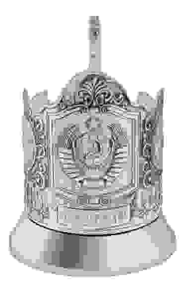 Подстаканник посеребрённый "Герб СССР"