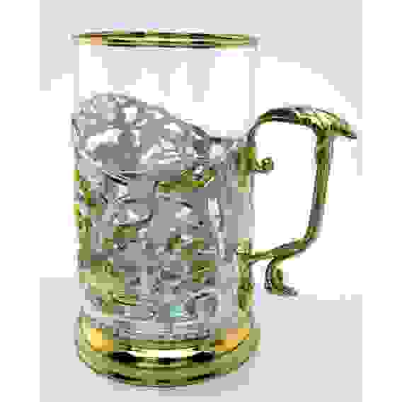 Подстаканник "Рог изобилия" (серебрение, золочение)