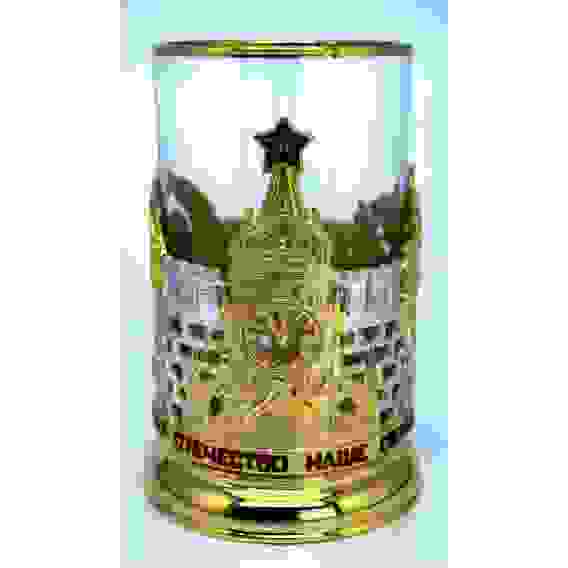 Подстаканник "Славься, Отечество!" (серебрение, золочение)
