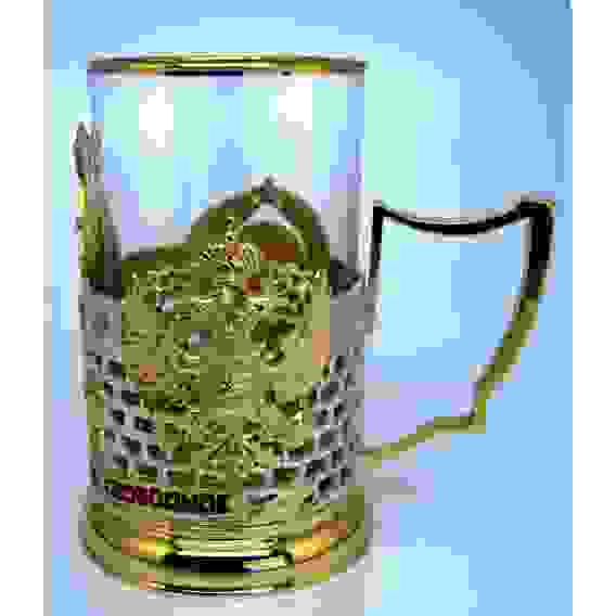 Подстаканник "Славься, Отечество!" (серебрение, золочение)