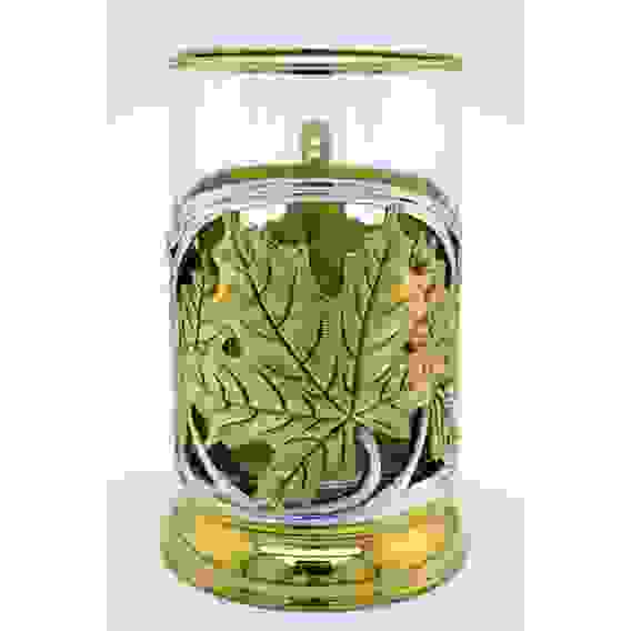 Подстаканник "Клён" (серебрение, золочение)