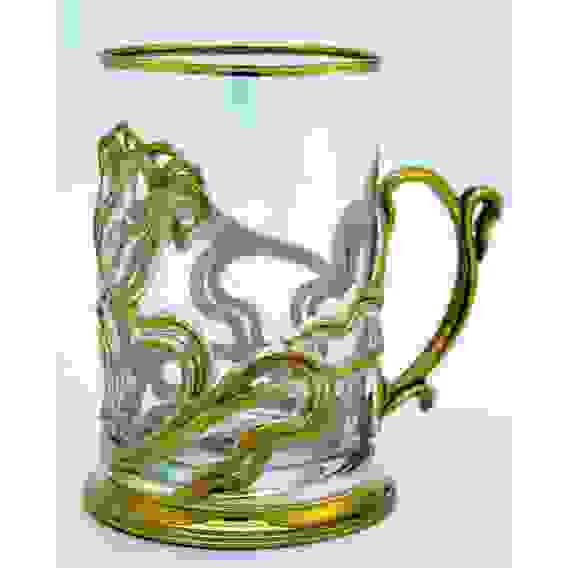 Подстаканник "Тюльпан" (серебрение, золочение)