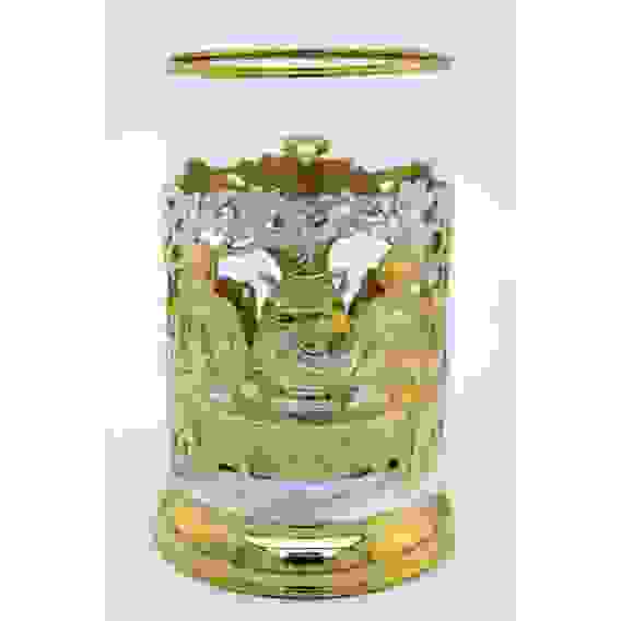 Подстаканник "Чаепитие" (серебрение, золочение)