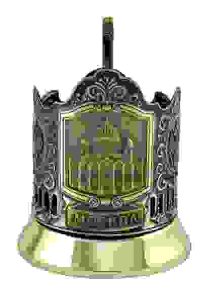 Подстаканник латунный "Храм Христа Спасителя"