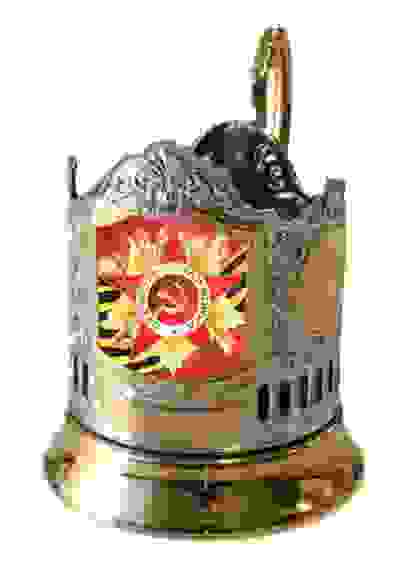 Подстаканник позолота сублимация (Орден Отечественной Войны)