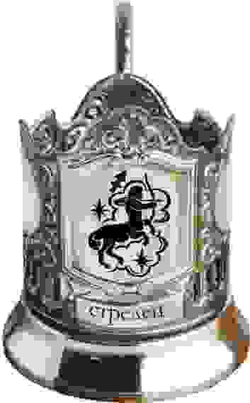 Подстаканник никел.Стрелец