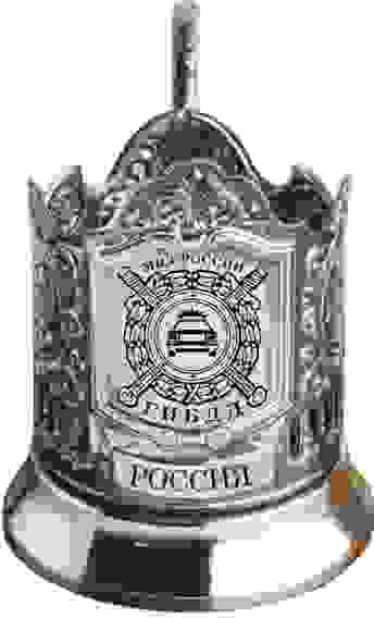 Подстаканник черненый с гравировкой "ГИБДД"