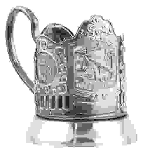Посеребренный подстаканник "Катюша"