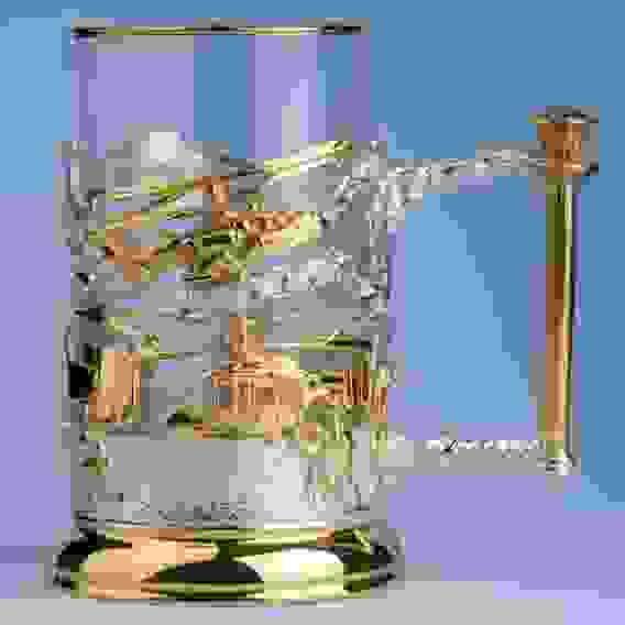 Подстаканник литой Вертолет (серебрение, золочение)