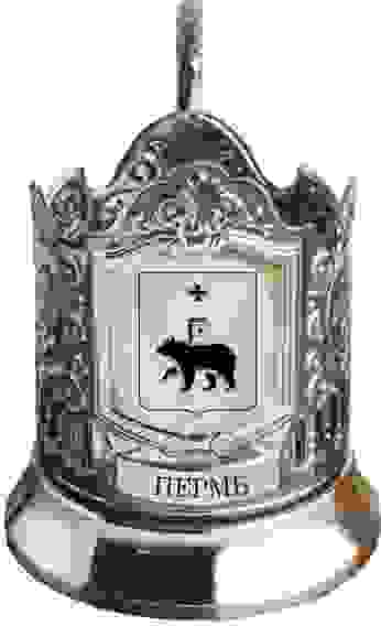 Подстаканник черненый "Герб Перми"
