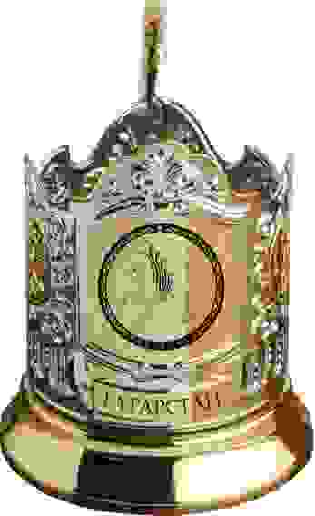 Подстаканник позолоченный "Герб Татарстана"