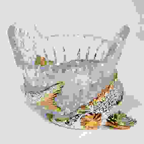 Икорница Осётр (серебрение, золочение)