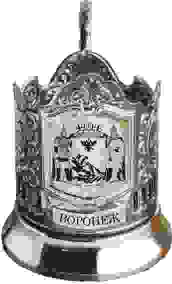 Подстаканник черненый "Герб Воронежа"
