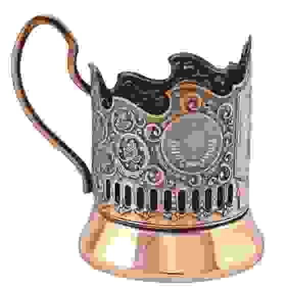 Подстаканник медный "Олимпийский мишка"