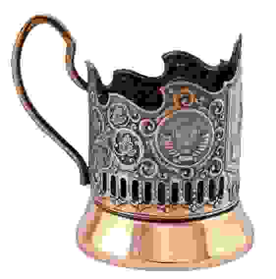 Подстаканник медный "Сталин"