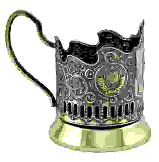Подстаканник латунный "Сталин"