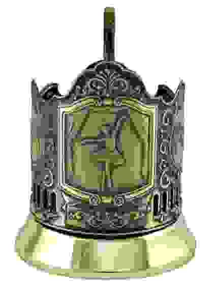 Подстаканник латунный "Балерина"