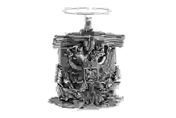 Подстаканник "Герб России" (Серебрение)