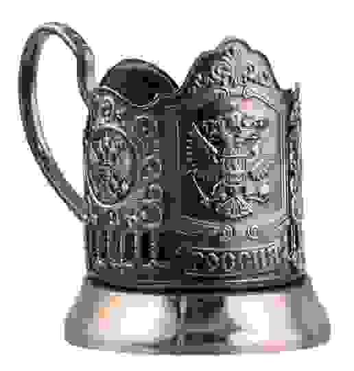 Подстаканник медный "Герб РФ"