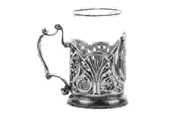 Подстаканник "Рысь" (Серебрение)