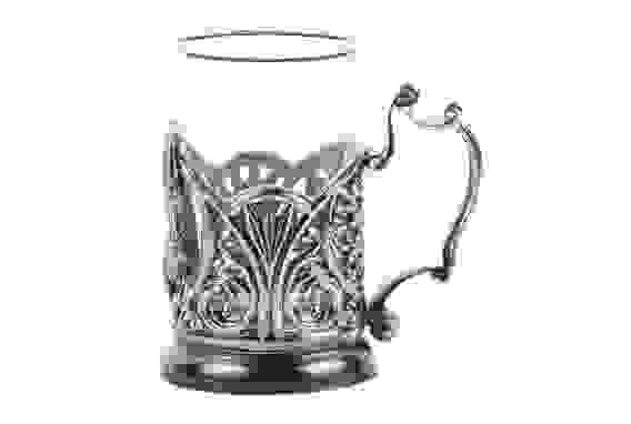 Подстаканник "Рысь" (Серебрение)