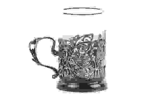 Подстаканник "Чаепитие" (Серебрение)
