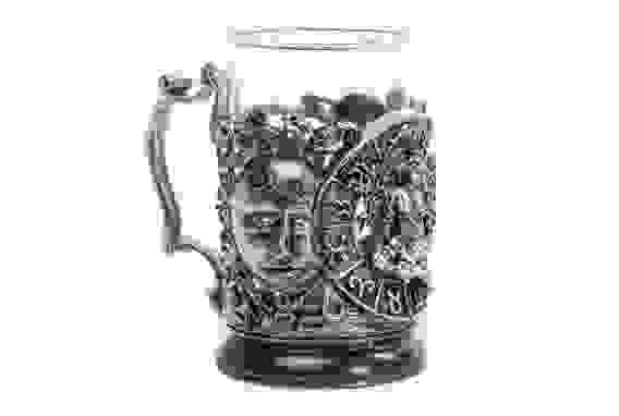 Подстаканник "Дева" (Серебрение)