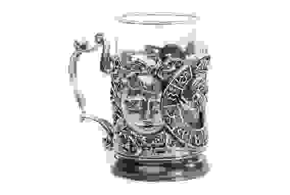 Подстаканник "Скорпион" (Серебрение)