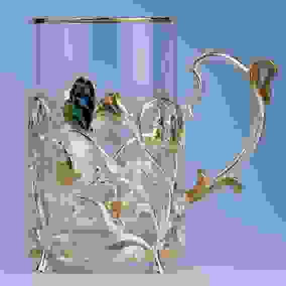Подстаканник литой Колокольчики (серебрение, золочение)